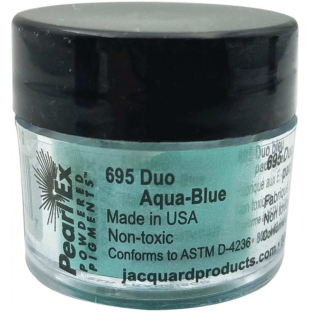 Pearl Ex Powdered Pigments, 3g Duo - 695 Aqua Blue