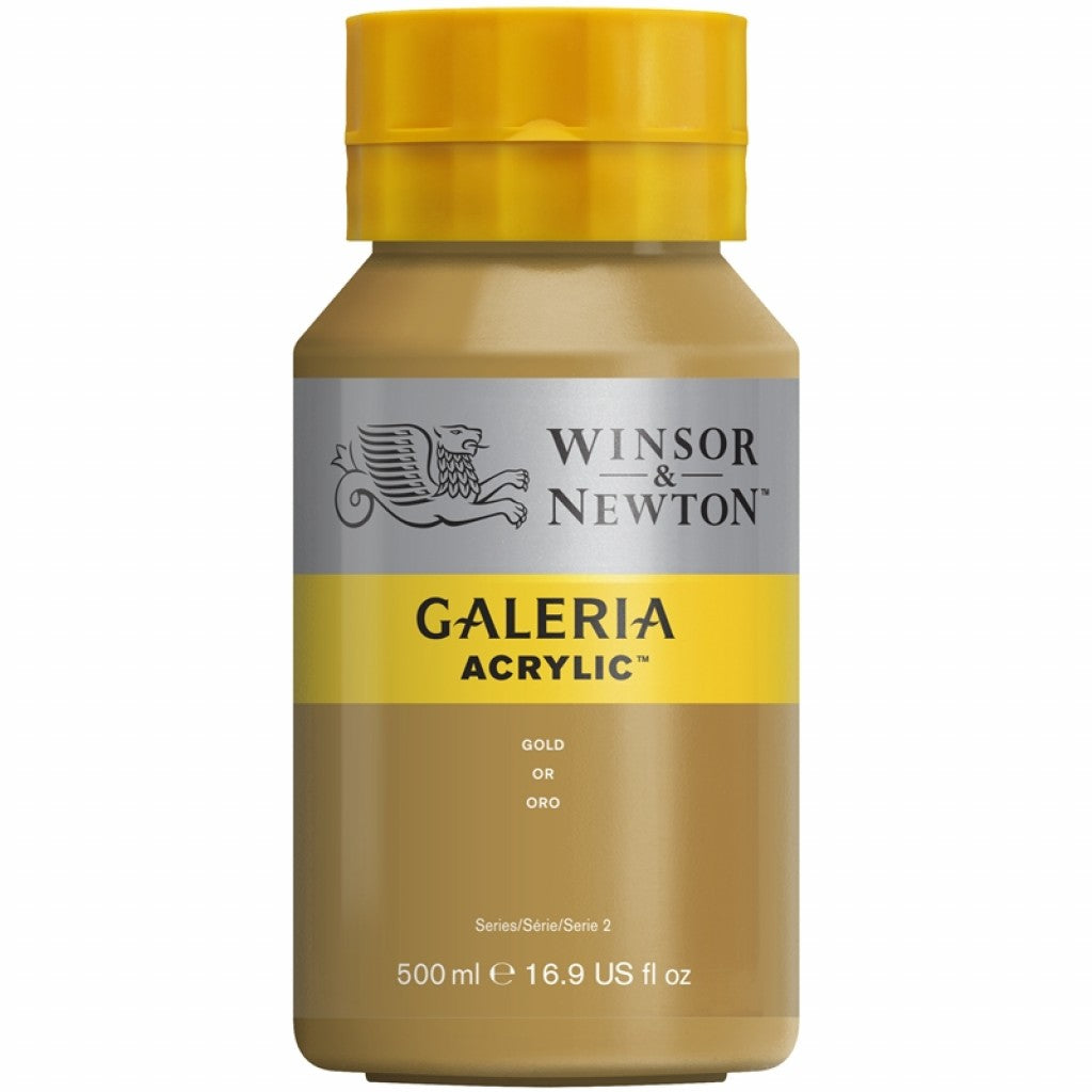 W&N - Galeria Acrylic 500ml - 283 Gold