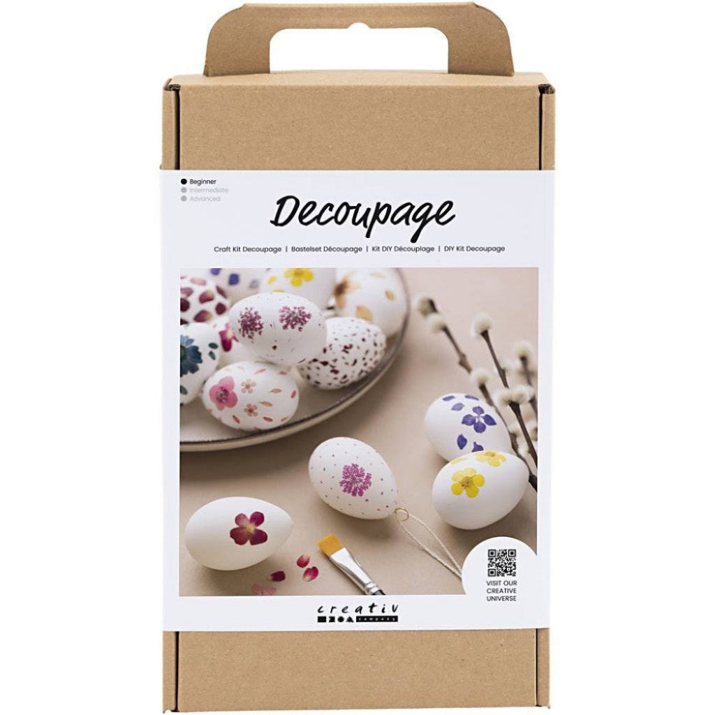 DIY Påske - Decoupage-egg
