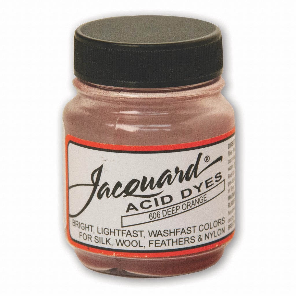 Jacquard Acid Dyes (Syrefarger), 14g - Deep Orange