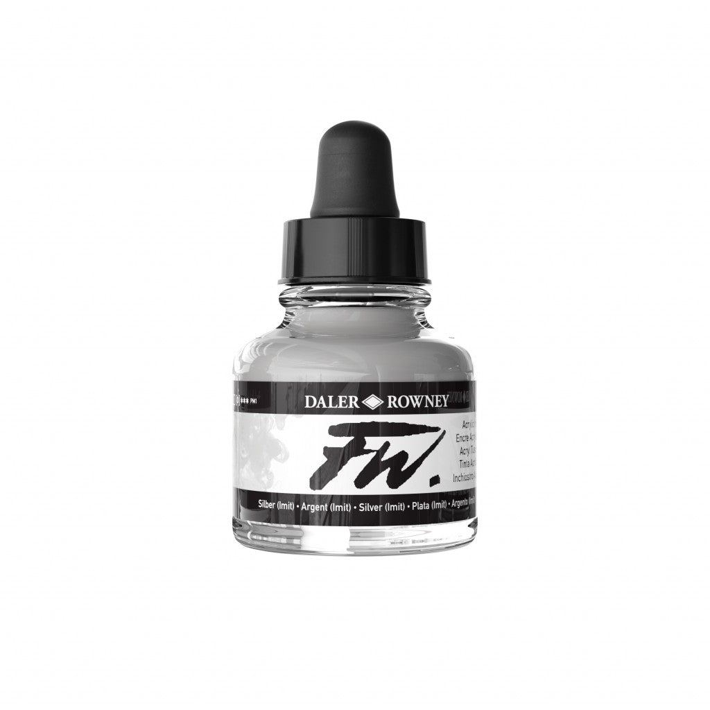 Daler Rowney - FW Ink 29,5ml - 702 Silver Imit