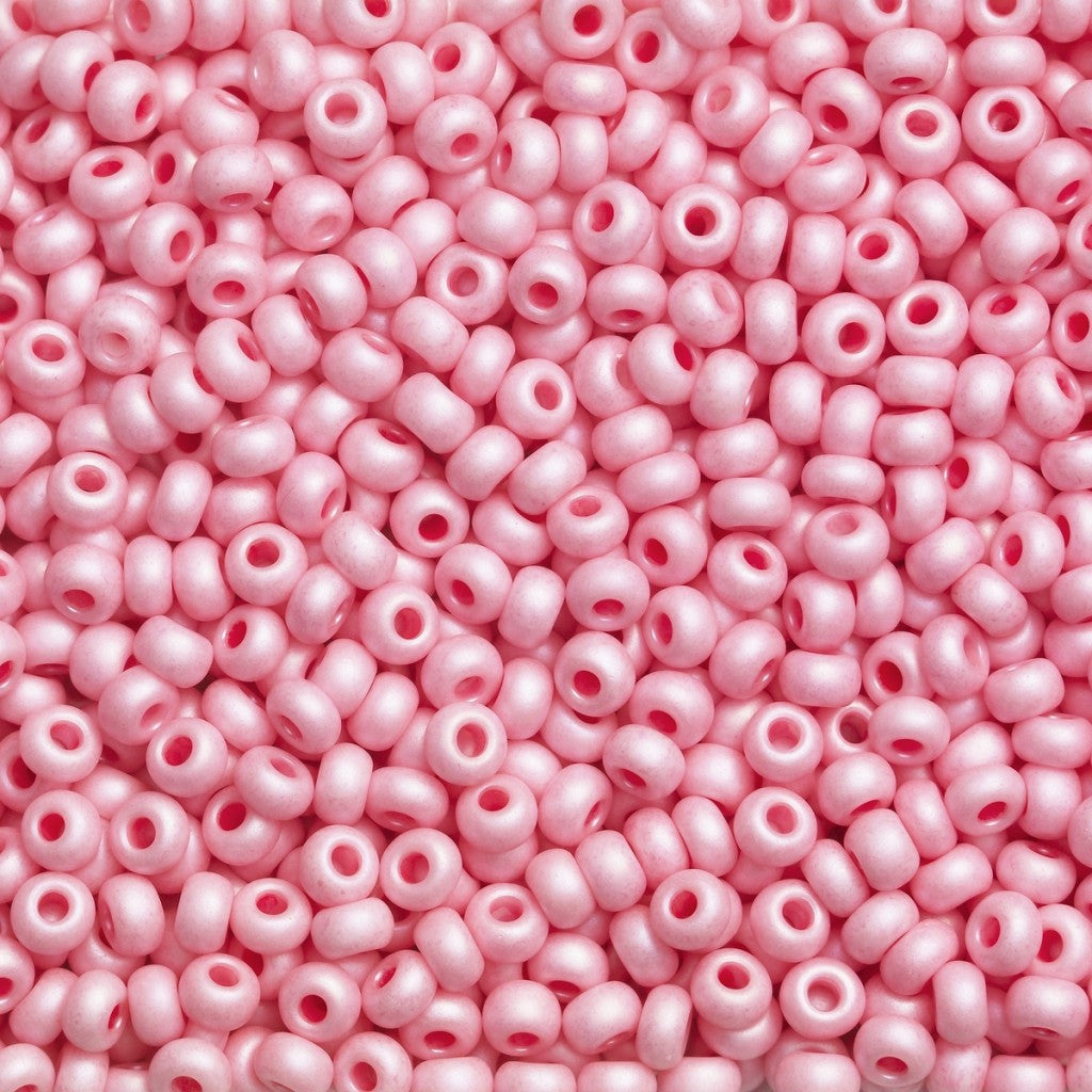 Rocaillesperle 9/0 - Rosa Opak