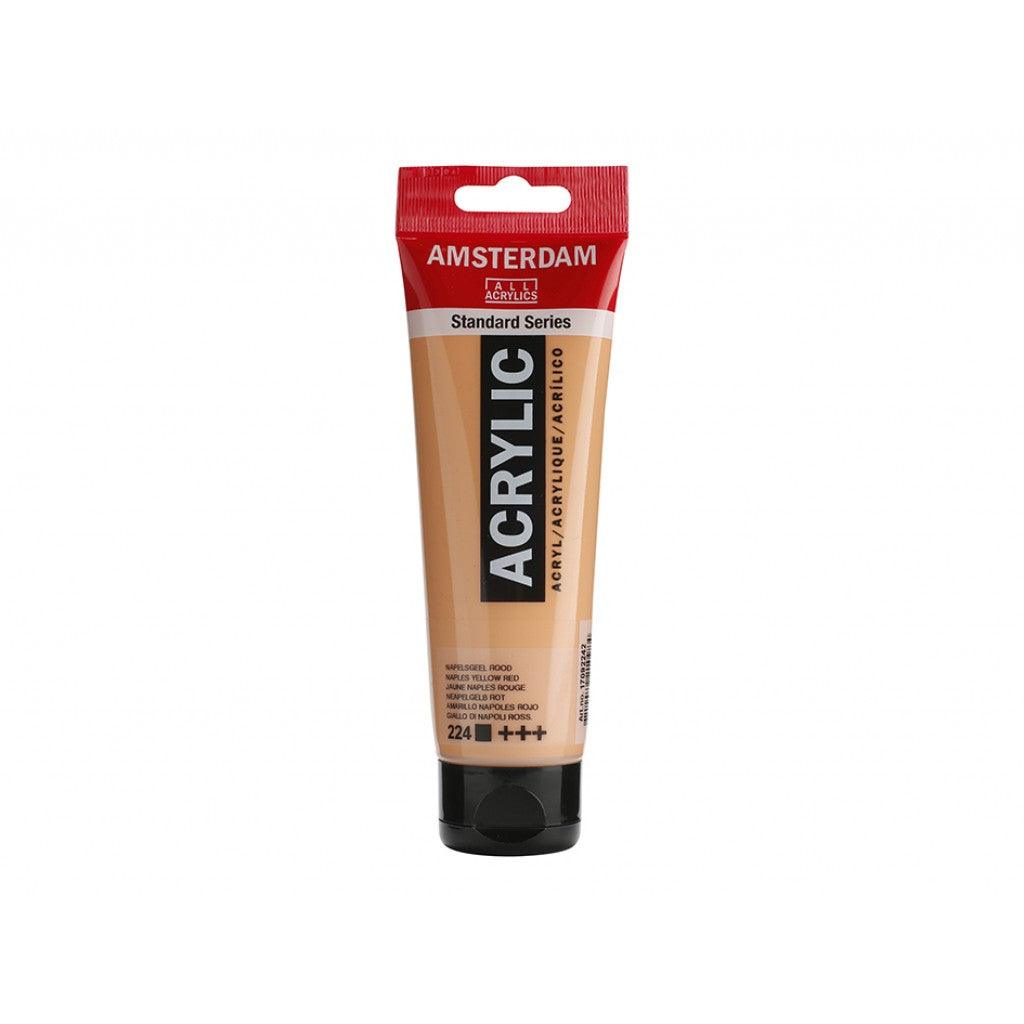 Amsterdam Standard 120ml - 224 Naples Yellow Red - HobbyHimmelen