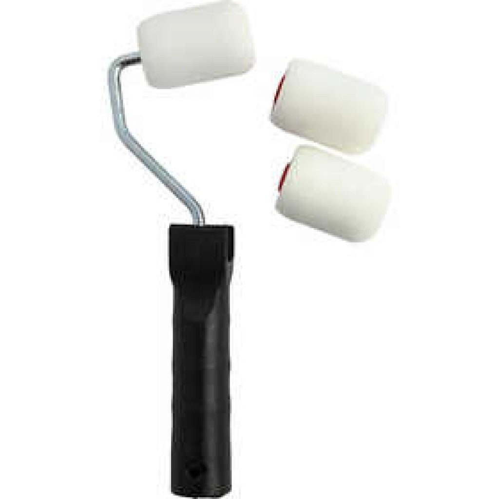 Malerulle 5cm med 3 skumruller