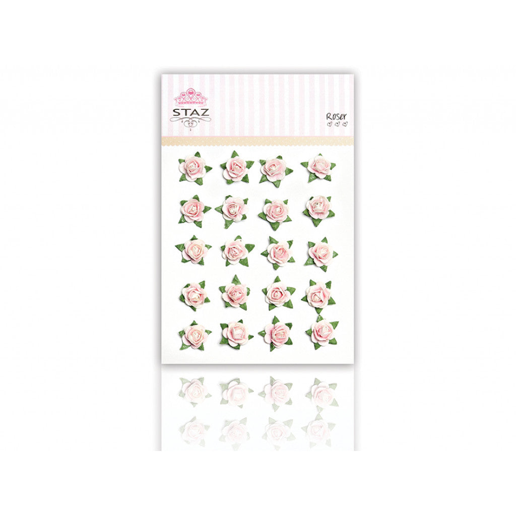 Staz Rose - 10mm - Peonrosa - 20stk