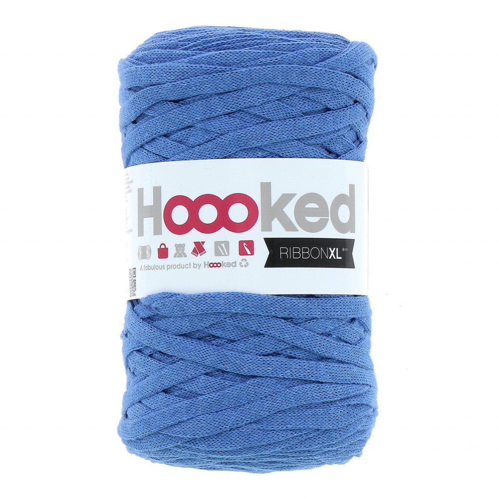 Hoooked Ribbon Xl Garn - Imperial Blue 250g