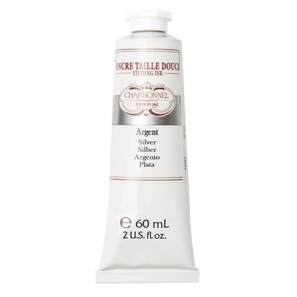 Charbonnel - Etching Ink 60ml - Silver - HobbyHimmelen