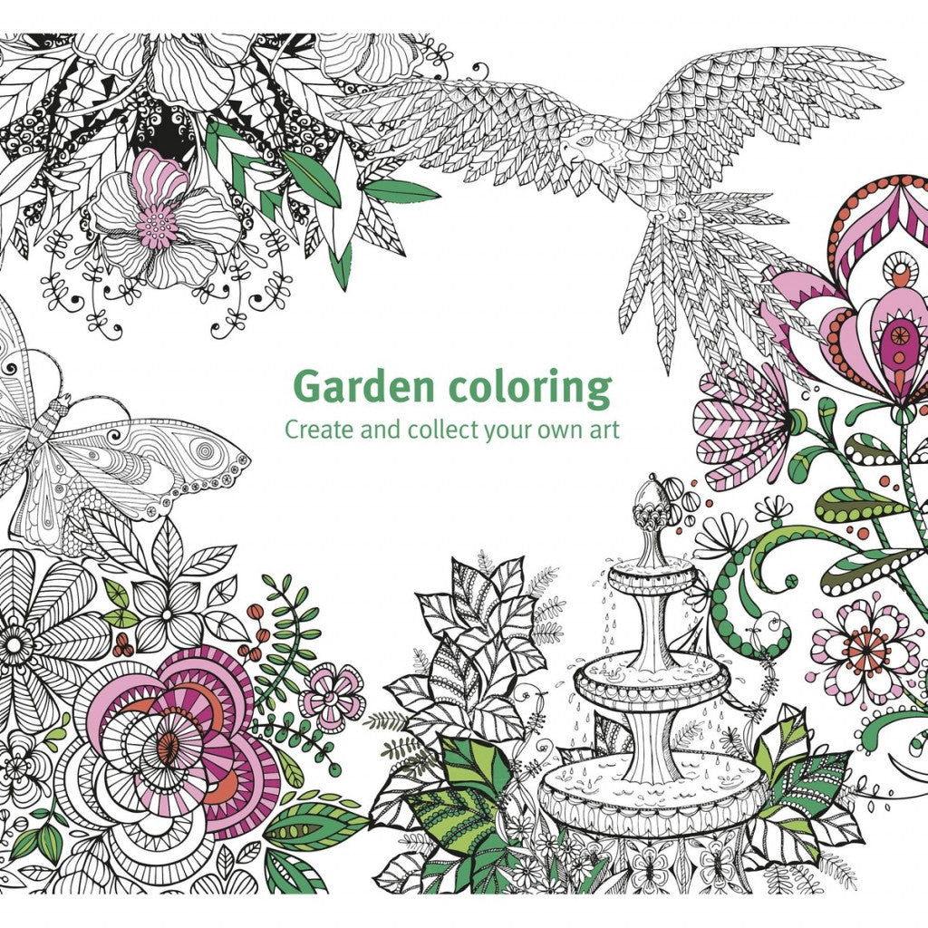 Malebok - Garden Coloring