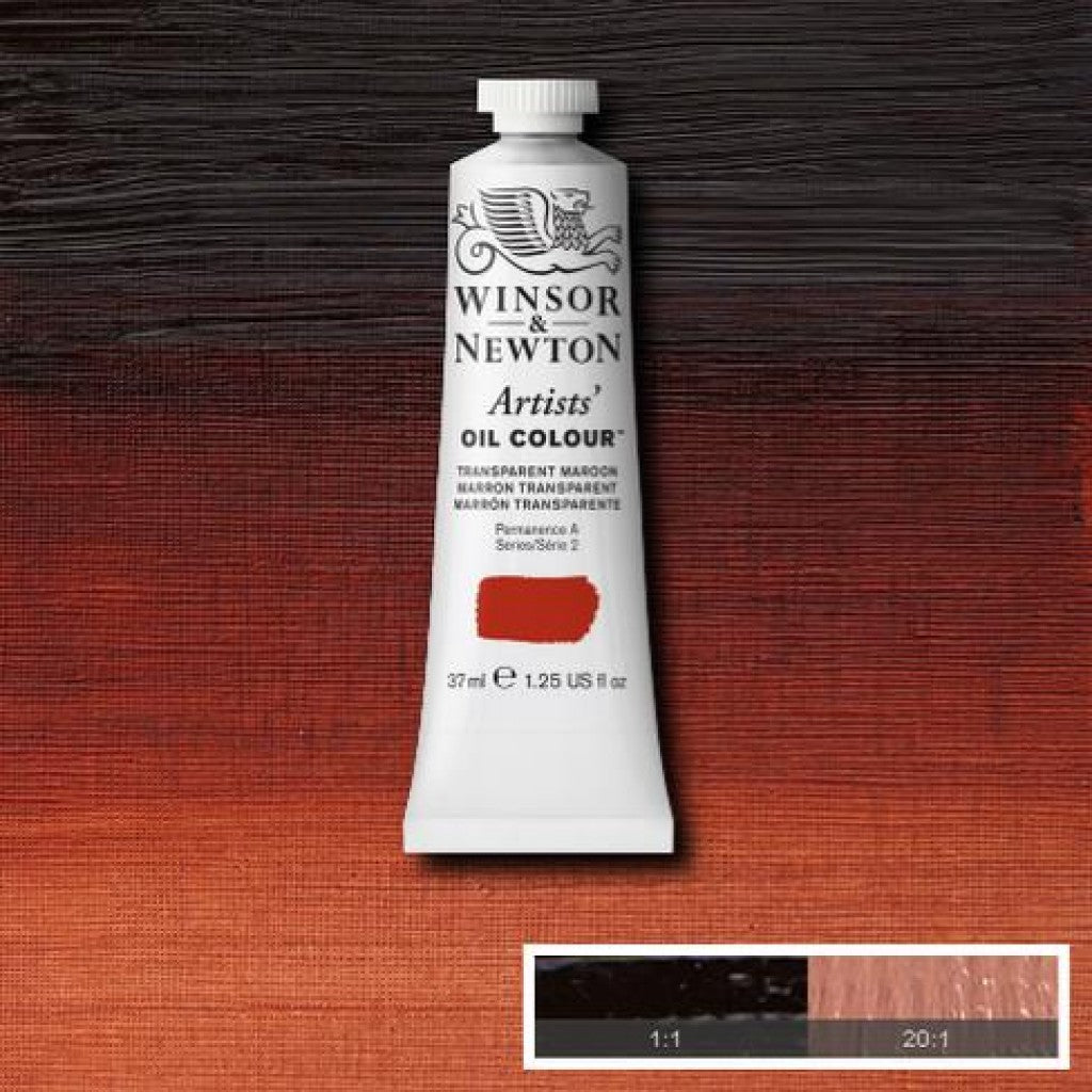 W&N - Artists Oil 37ml - 657 Transparent Maroon