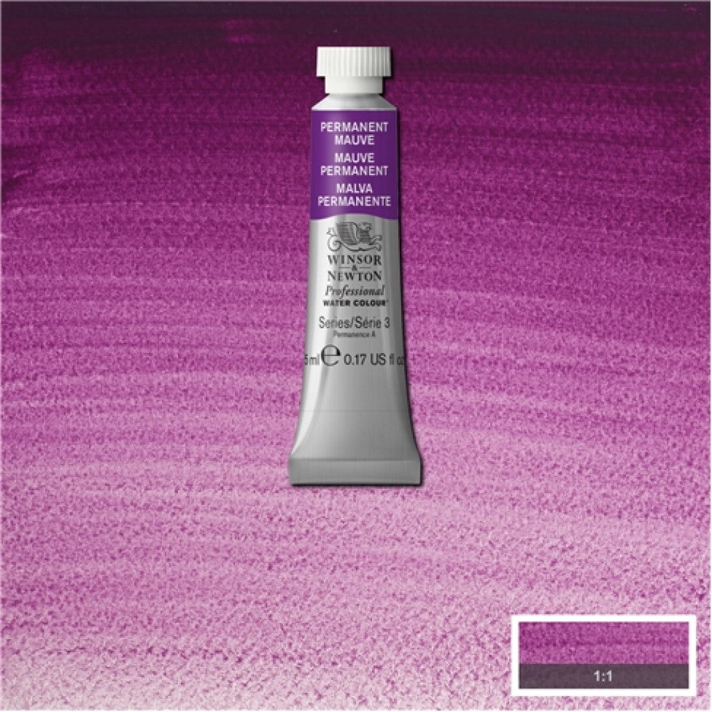 W&N - Artists Water Colour 5ml - 491 Permanent Mauve