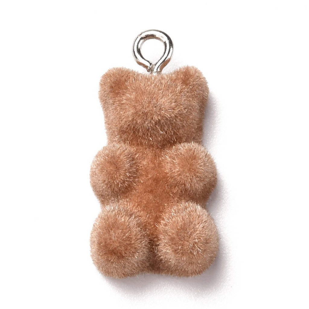 Gummy Bears, Resin-Anheng Velour, 2stk - Camel