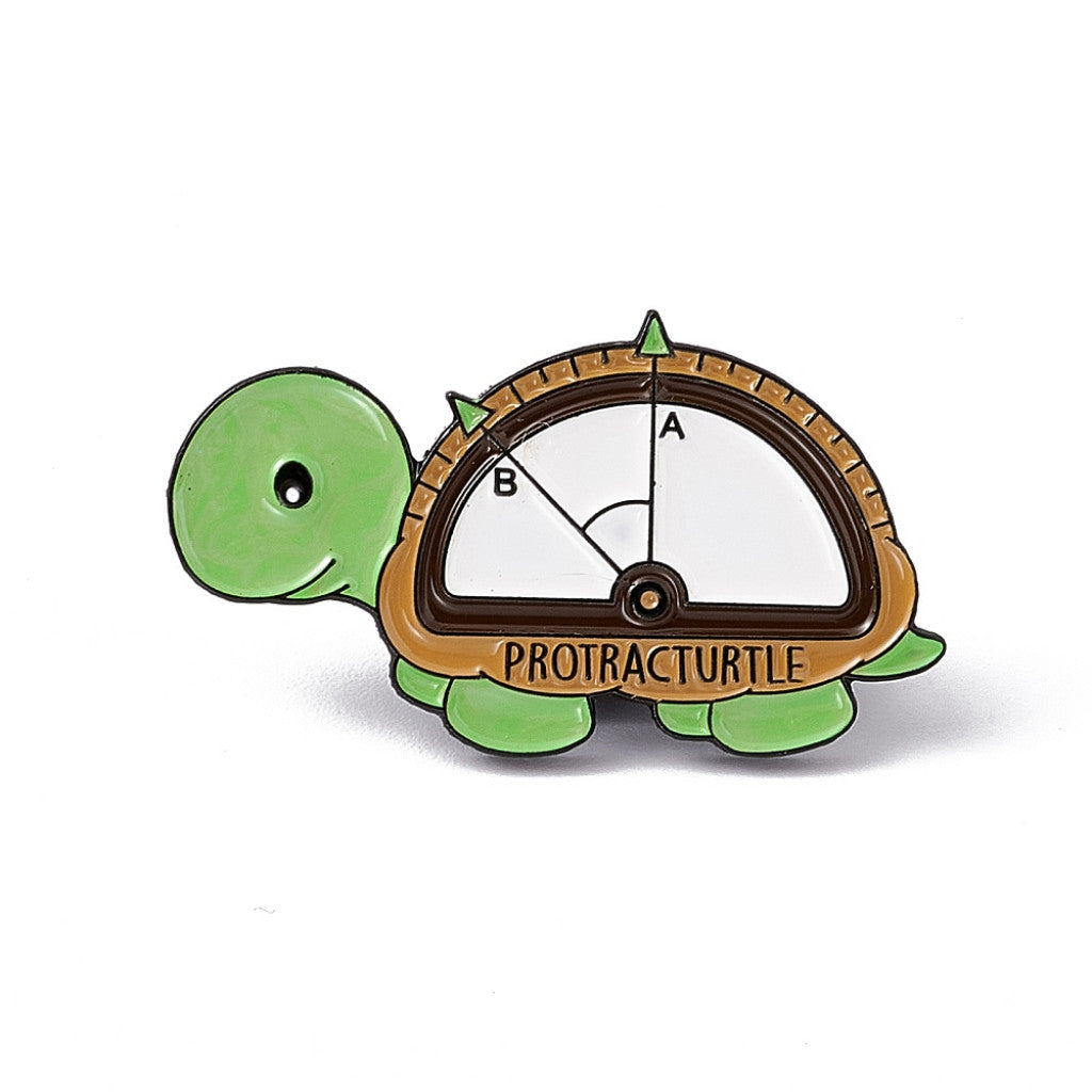 Enamel Pin, 17.5x30x2mm - Protraturtle