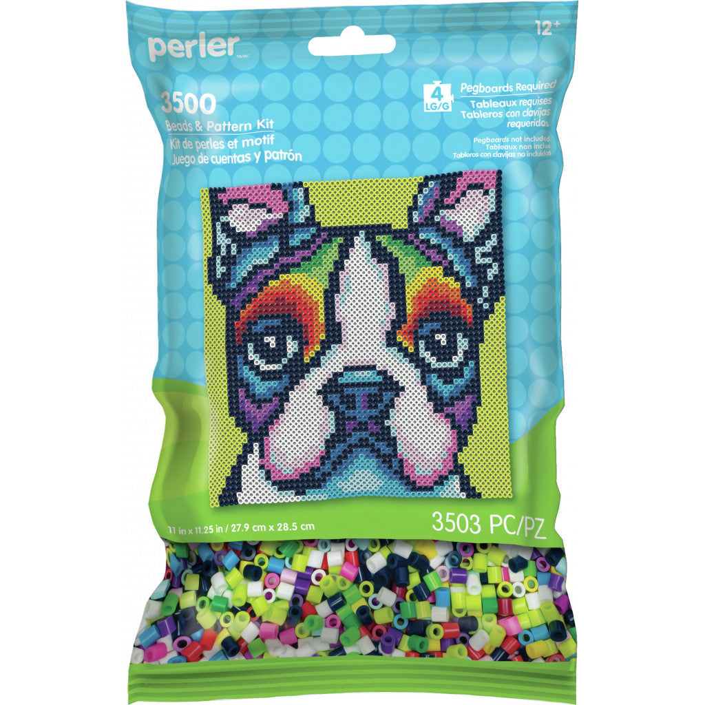 Perler Pattern Bag (Midi Perler) - Rainbow Terrier