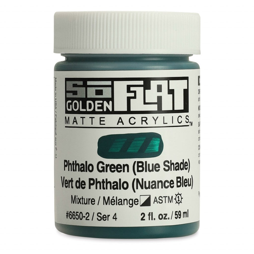Golden - SoFlat 59ml - 6650-2 Phthalo Green (Blue Shade)