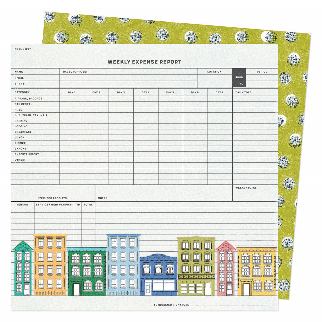 Vicki Boutin Where To Next Double-Sided Cardstock 12"X12"-City Street