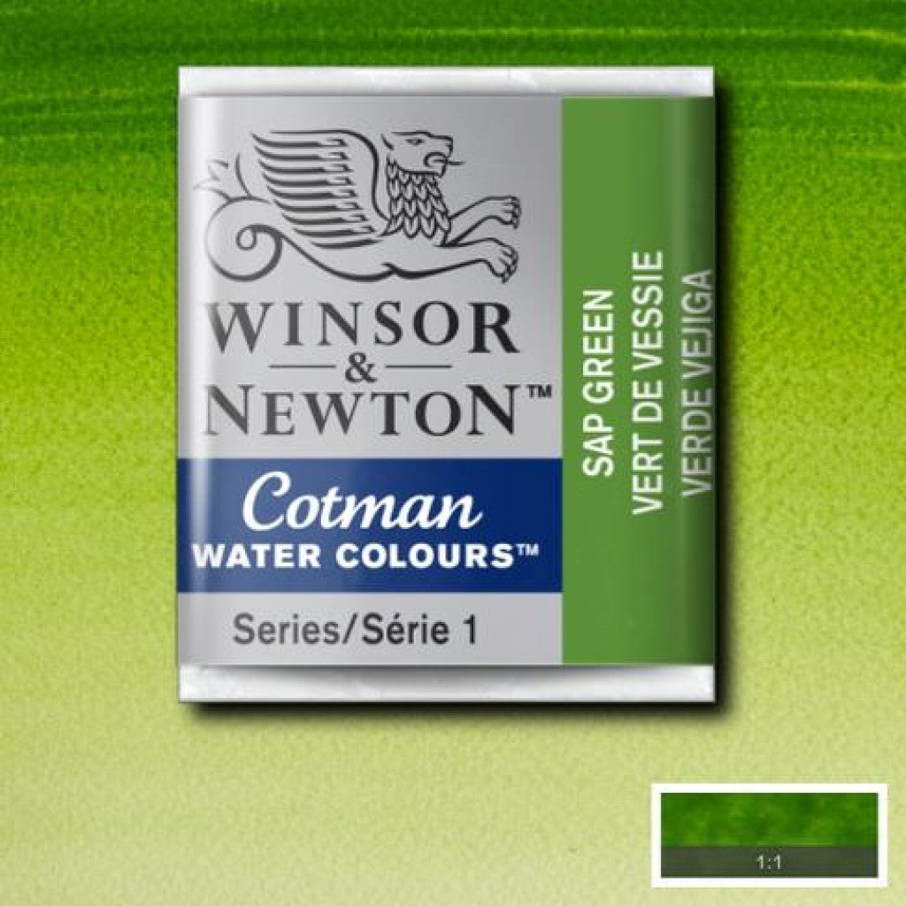 W&N - Cotman Water Colour HP - 599 Sap Green