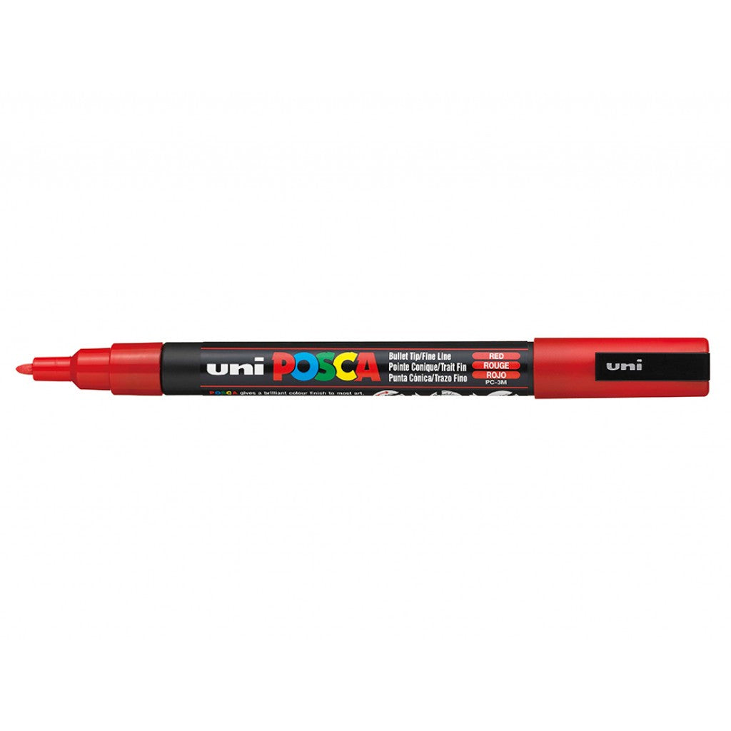 Uni POSCA PC-3M - Fine 0,9-1,3mm - 15 Red