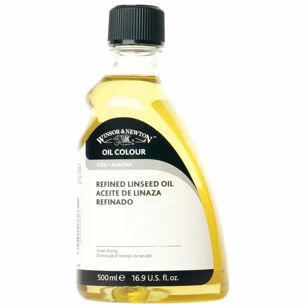 W&N medier olje - Linseed Oil Refined 500 ml