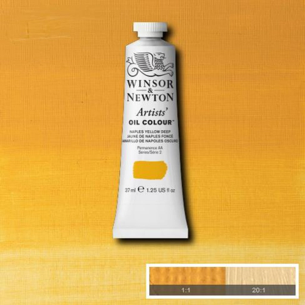 W&N - Artists Oil 37ml - 425 Naples Yellow Deep