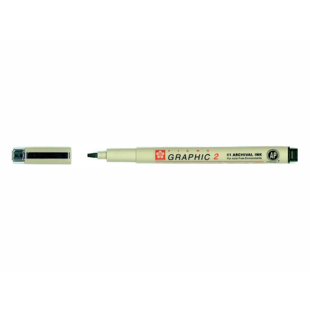 Sakura Pigma Graphic 2,0mm 49 Sort