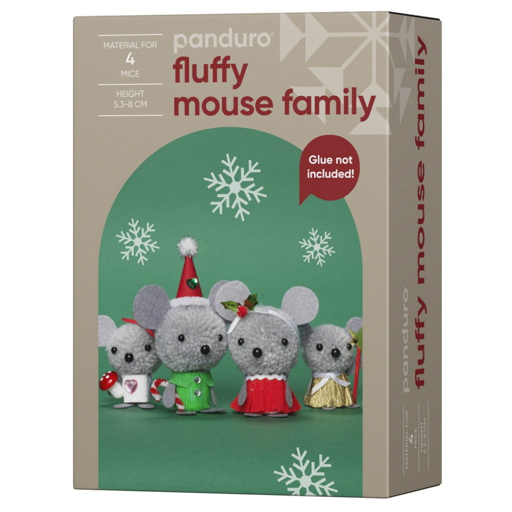 Diy-Kit Fluffy Mousefamily