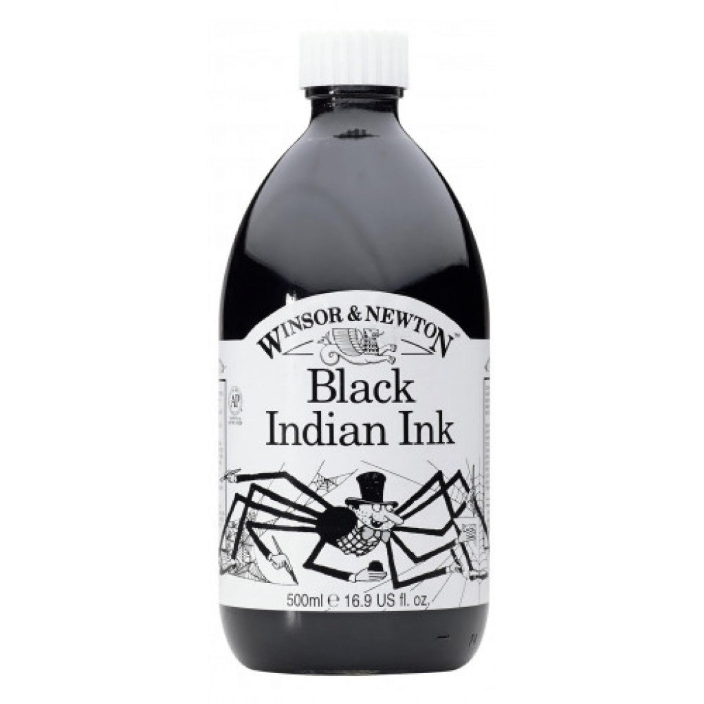 W&N - Drawing Ink 500ml - 030 Black Indian Ink