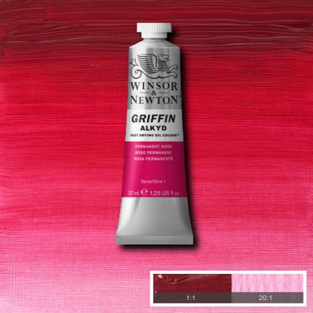 W&N - Griffin Alkyd 37ml - 501 Permanent Rose