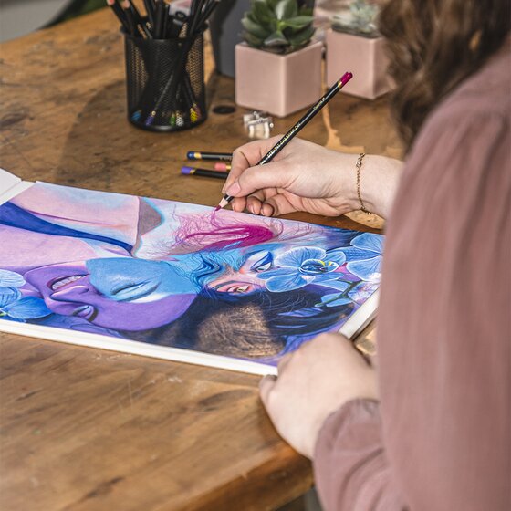 Derwent Chromaflow - Sett á 72stk