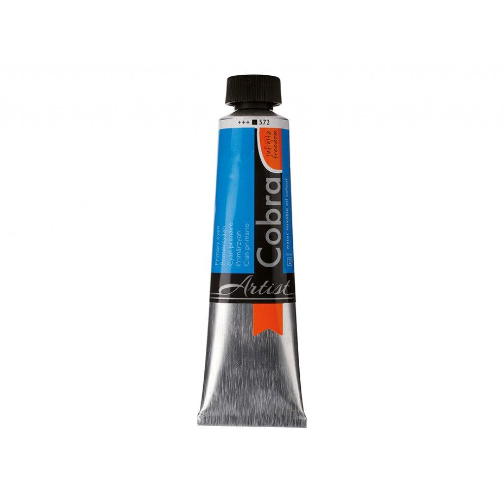 Cobra Artist 40ml - 572 Primary cyan - HobbyHimmelen