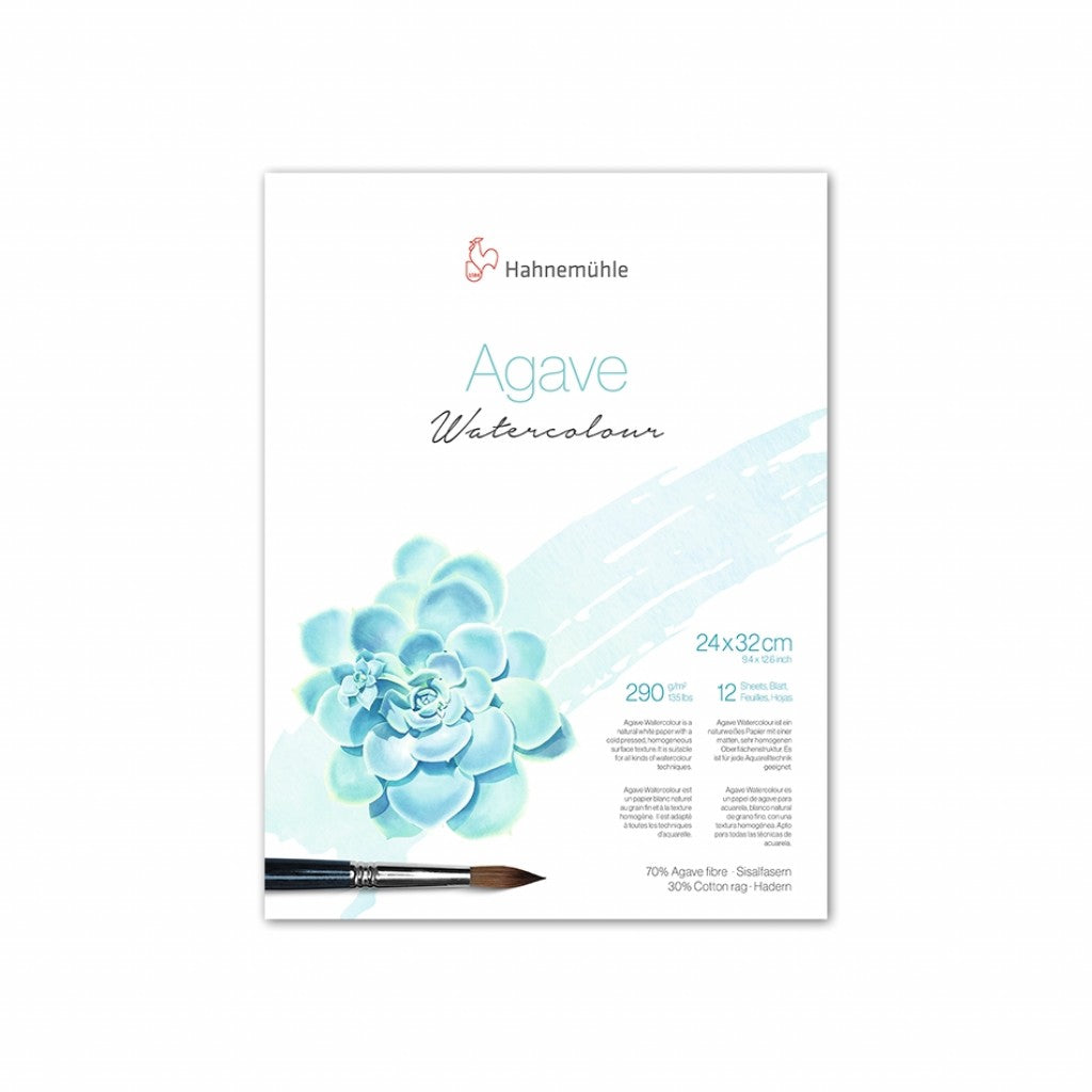 Hahnemüle Akvarellblokk - Agave 290gr 24x32cm
