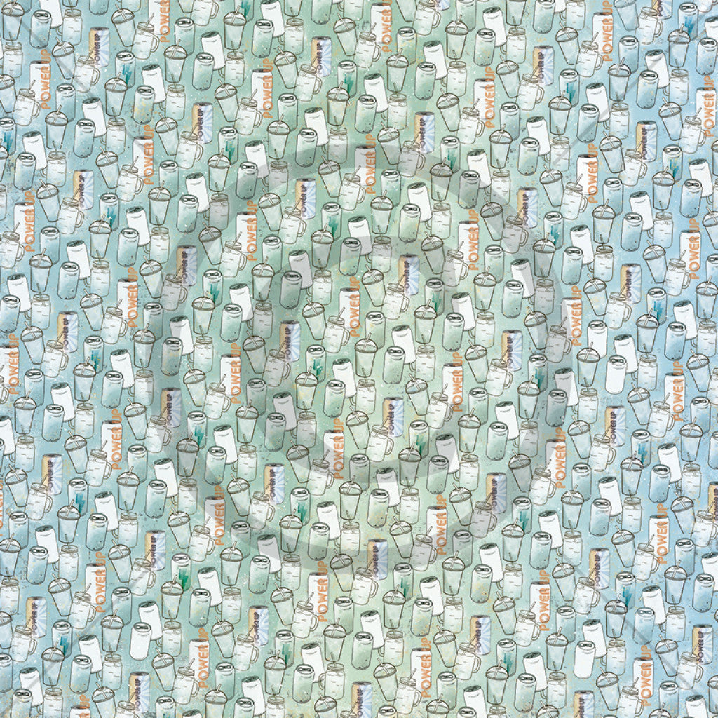 Papirdesign Ark 30x30cm, Verdifull - Power up