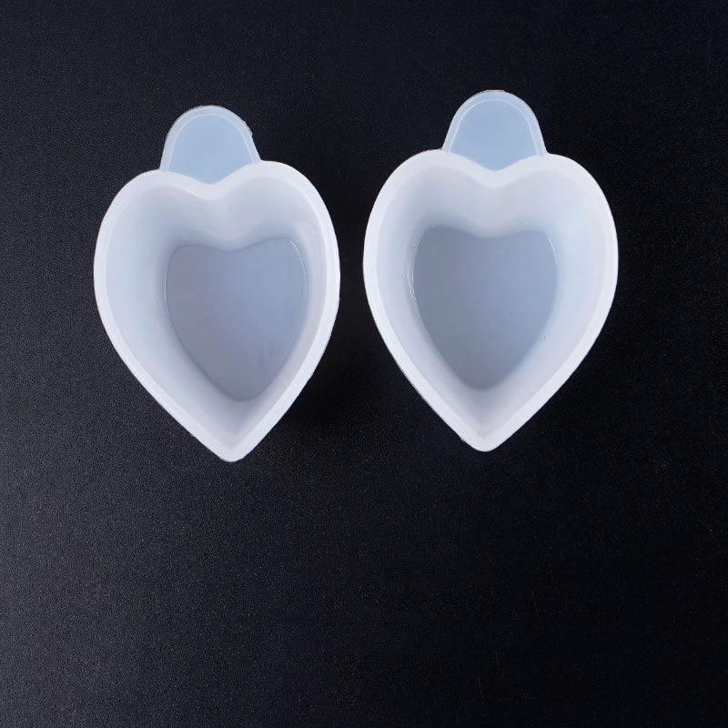 Miksebeger til resin - Hjerte, 5.9x4.1x2.3cm