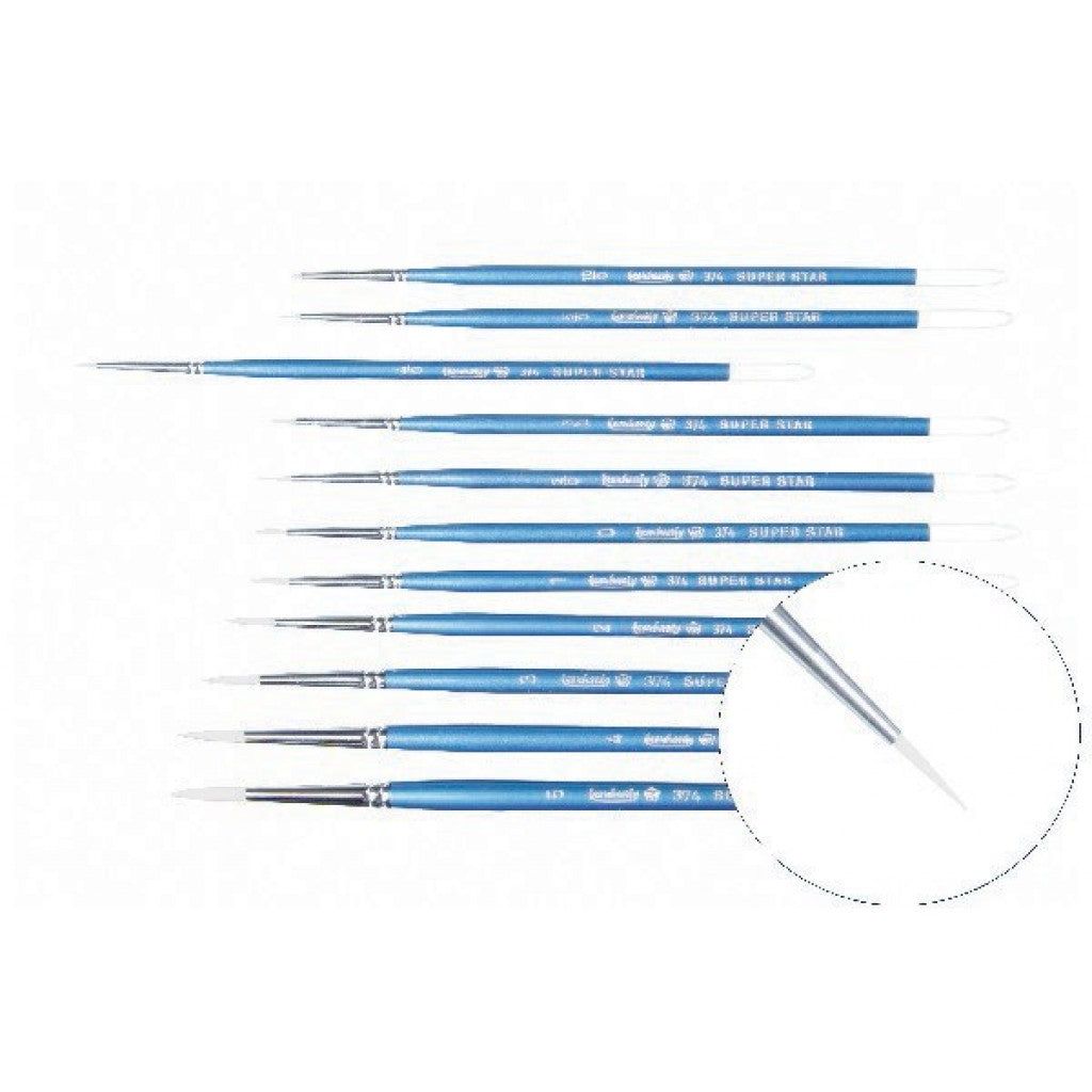 Leonhardy - Miniatyrpensel #4/0