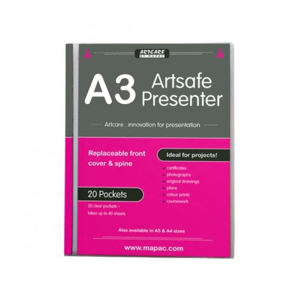 Mapac - Artsafe A3 med 20 lommer