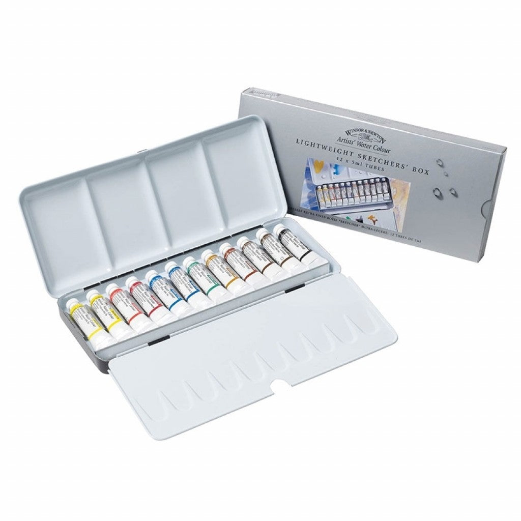 W&N sett AWC emaljert skrin - 12x 5ml tuber