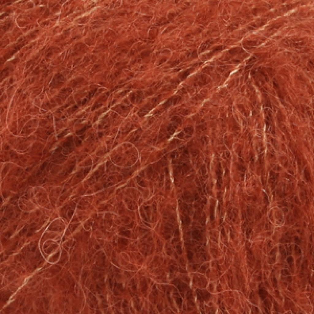 Brushed Alpaca Silk Uni - 24 Rust - HobbyHimmelen