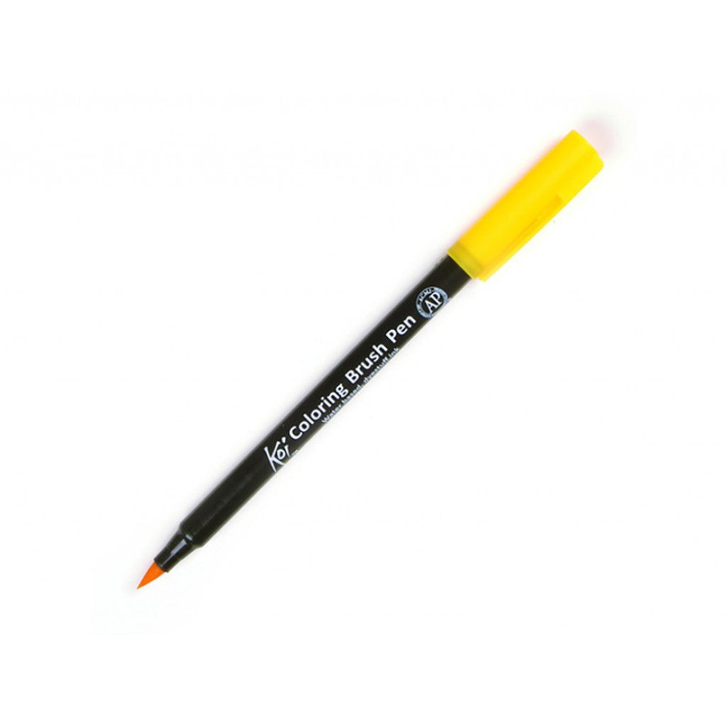 Sakura KOI Colouring Brush Pen - Deep Yellow #4