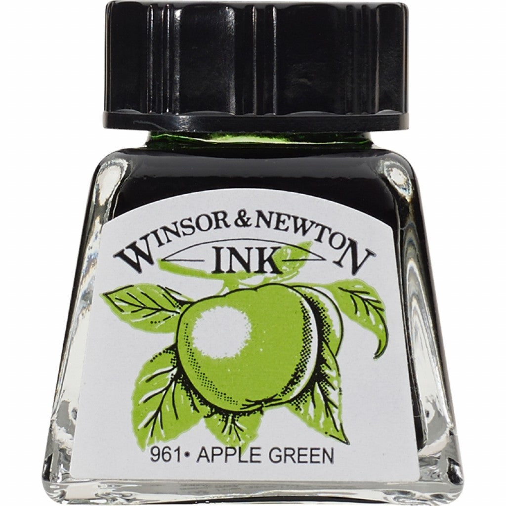 W&N - Drawing Ink 14ml - 011 Apple Green