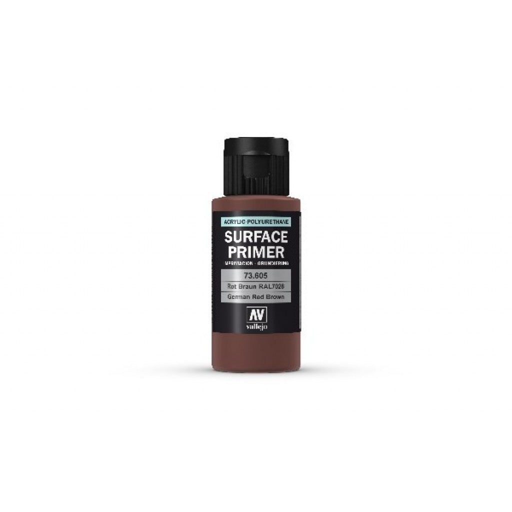 Vallejo Acrylic Polyurethane Primer 73.605 - German Red Brown RAL8012 60ml