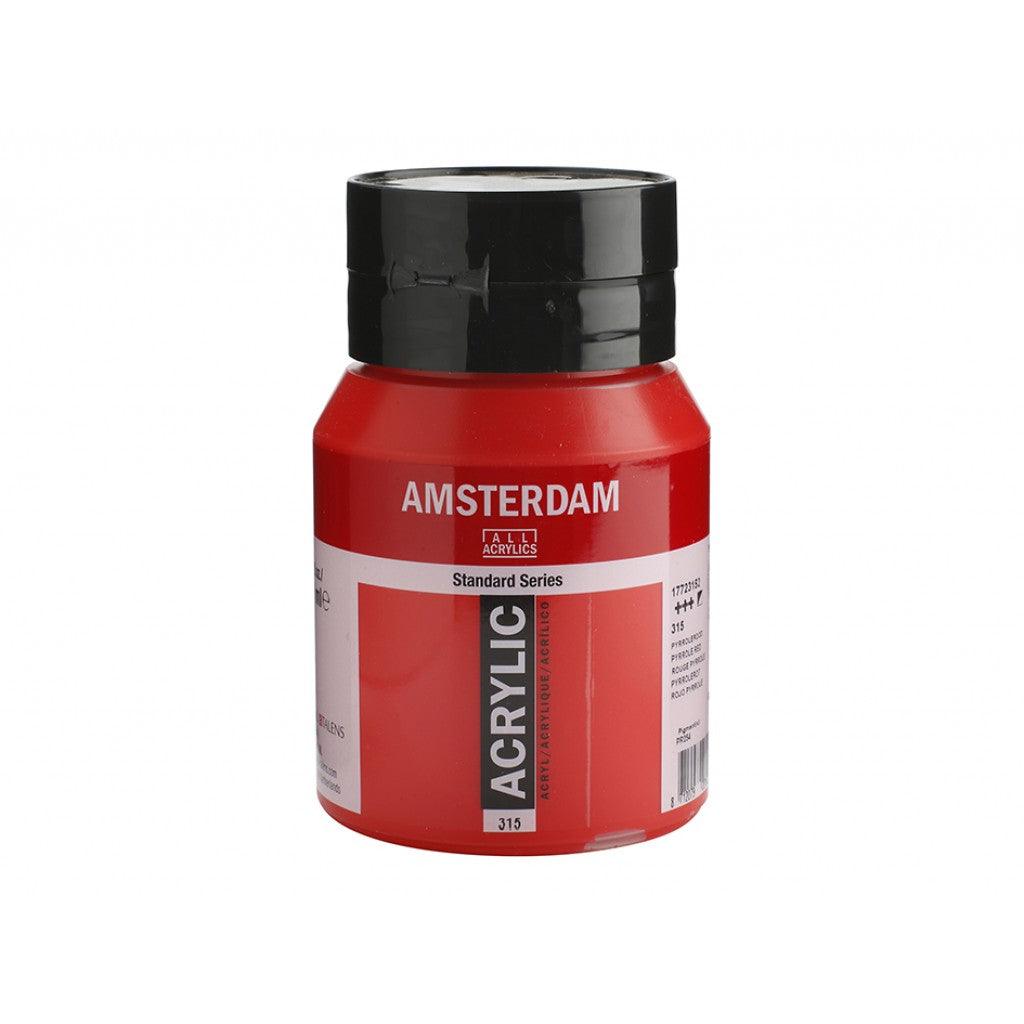 Amsterdam Standard 500ml - 315 Pyrrole Red - HobbyHimmelen
