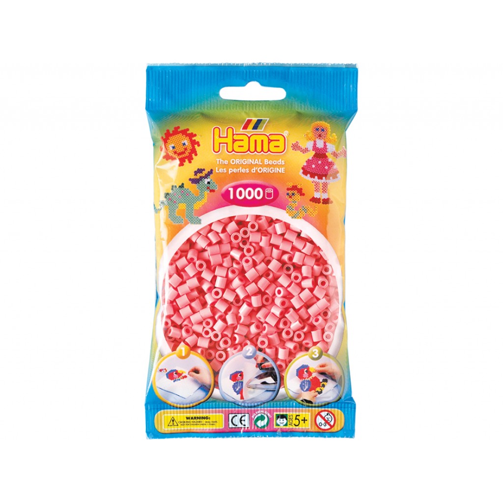 Hama Midi, 1000stk - 06 Rosa