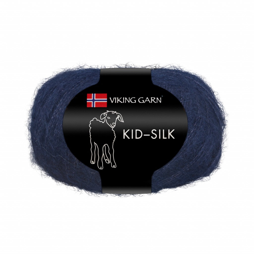 Kid-Silk - 327 Mørk Jeansblå
