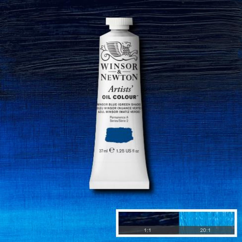 W&N - Artists Oil 37ml - 707 Winsor Blue(Green Shade)