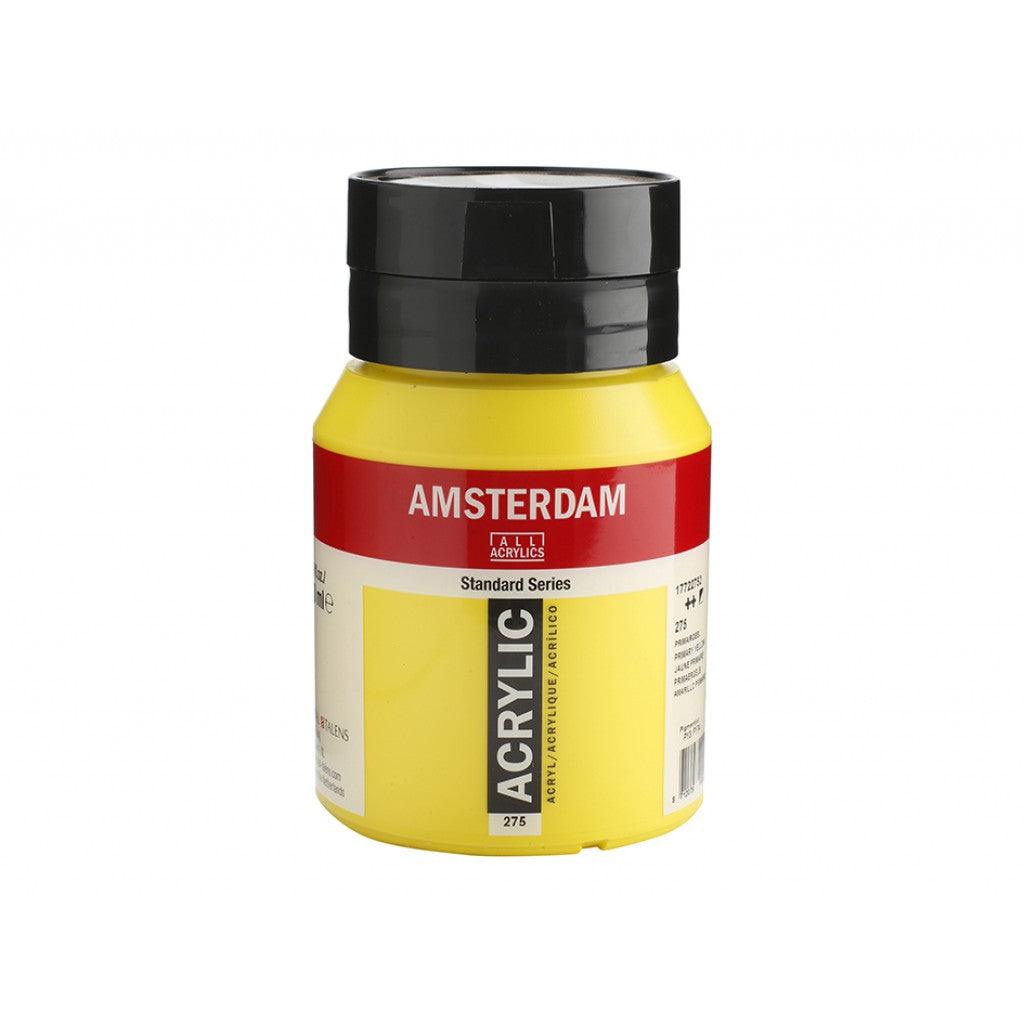 Amsterdam Standard 500ml - 275 Primary Yellow - HobbyHimmelen
