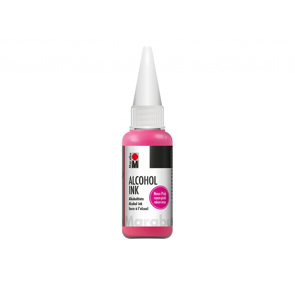 Marabu Alcohol Ink 20ml - 334 Neon Pink
