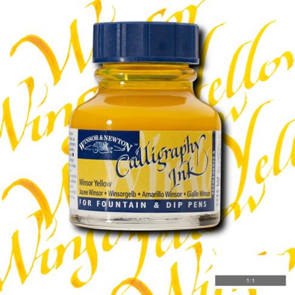 W&N Calligraphy Ink 30ml - 730 Winsor Yellow
