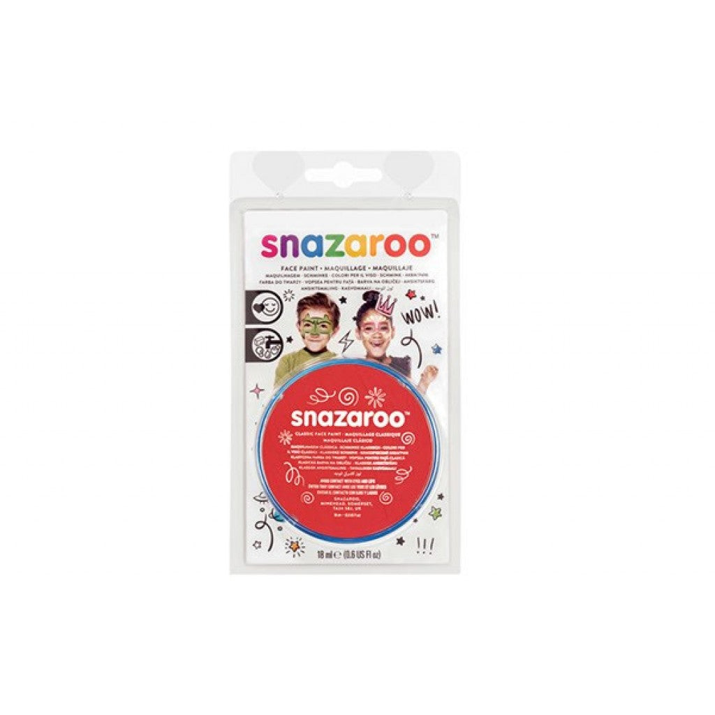 Snazaroo Ansiktsmaling, 18ml - Bright Red
