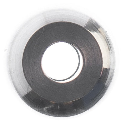 Rustfritt Stål Donut Spacer Bead, 15stk - 8x4mm