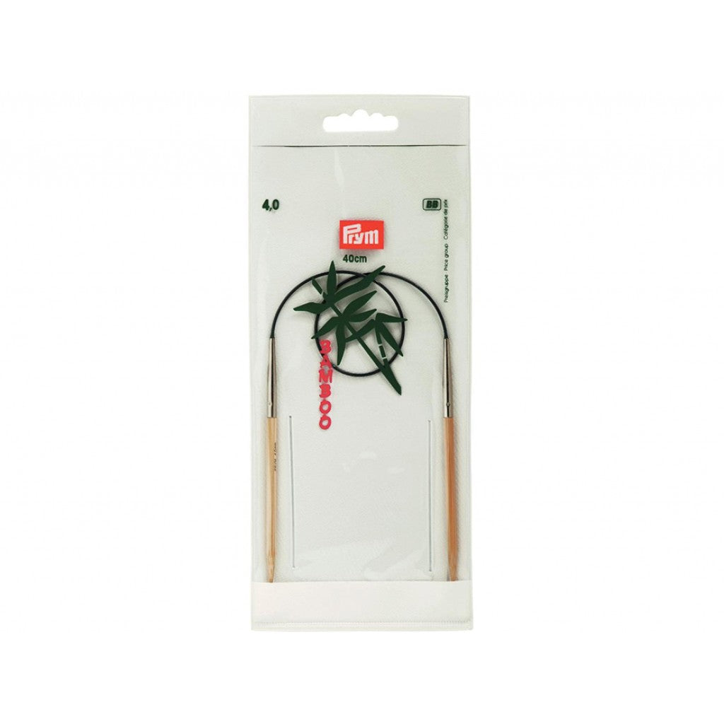 Prym Bamboo Rundpinne bambus - 4,0 - 40cm - u