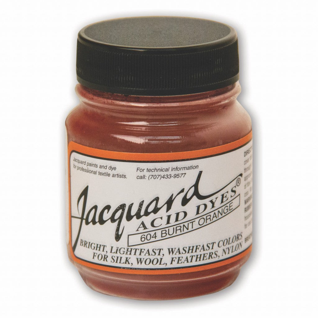 Jacquard Acid Dyes (Syrefarger), 14g - Burnt Orange